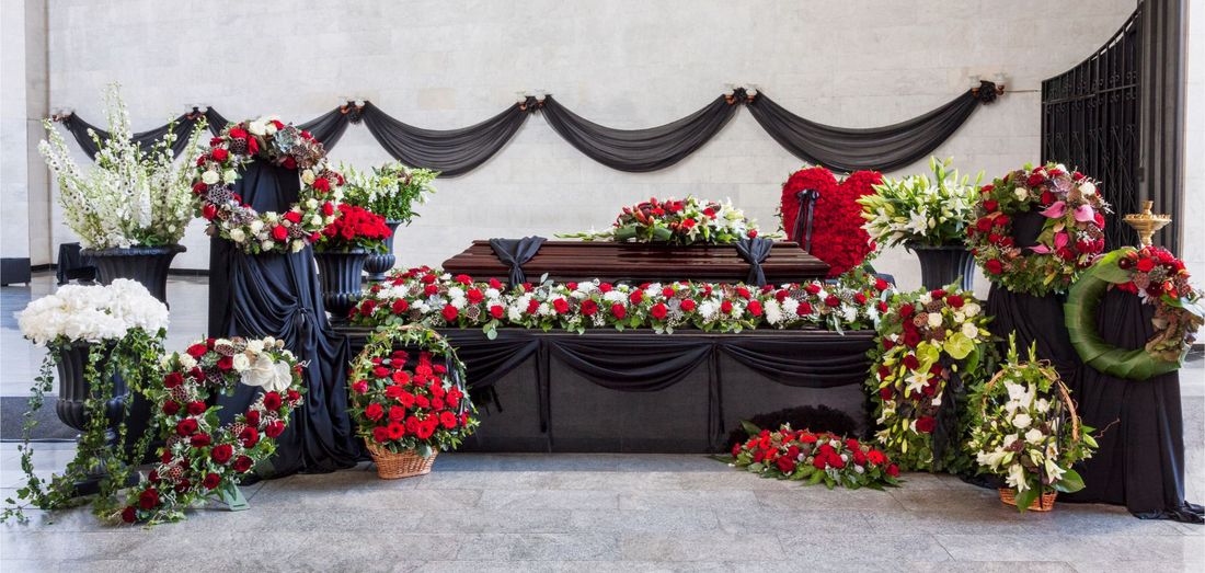 Allestimenti floreali per funerali