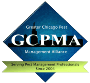 a logo for the greater chicago pest management alliance