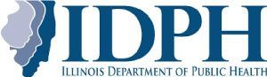 the logo for the illinois department of public health