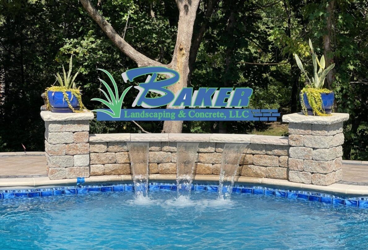 Landscaping and Waterfall - St. Louis, MO - Baker Landscaping & Concrete, LLC
