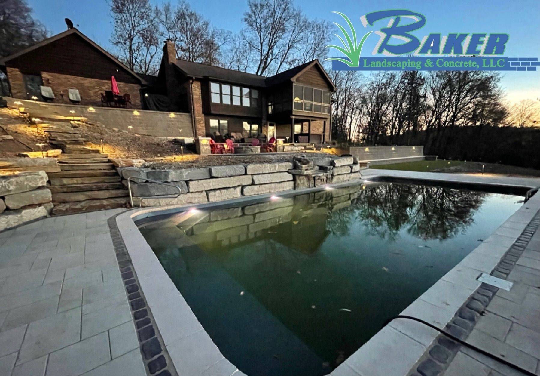 Pool Deck & Stone Work –  Ongoing Design-Build, Arnold, MO.