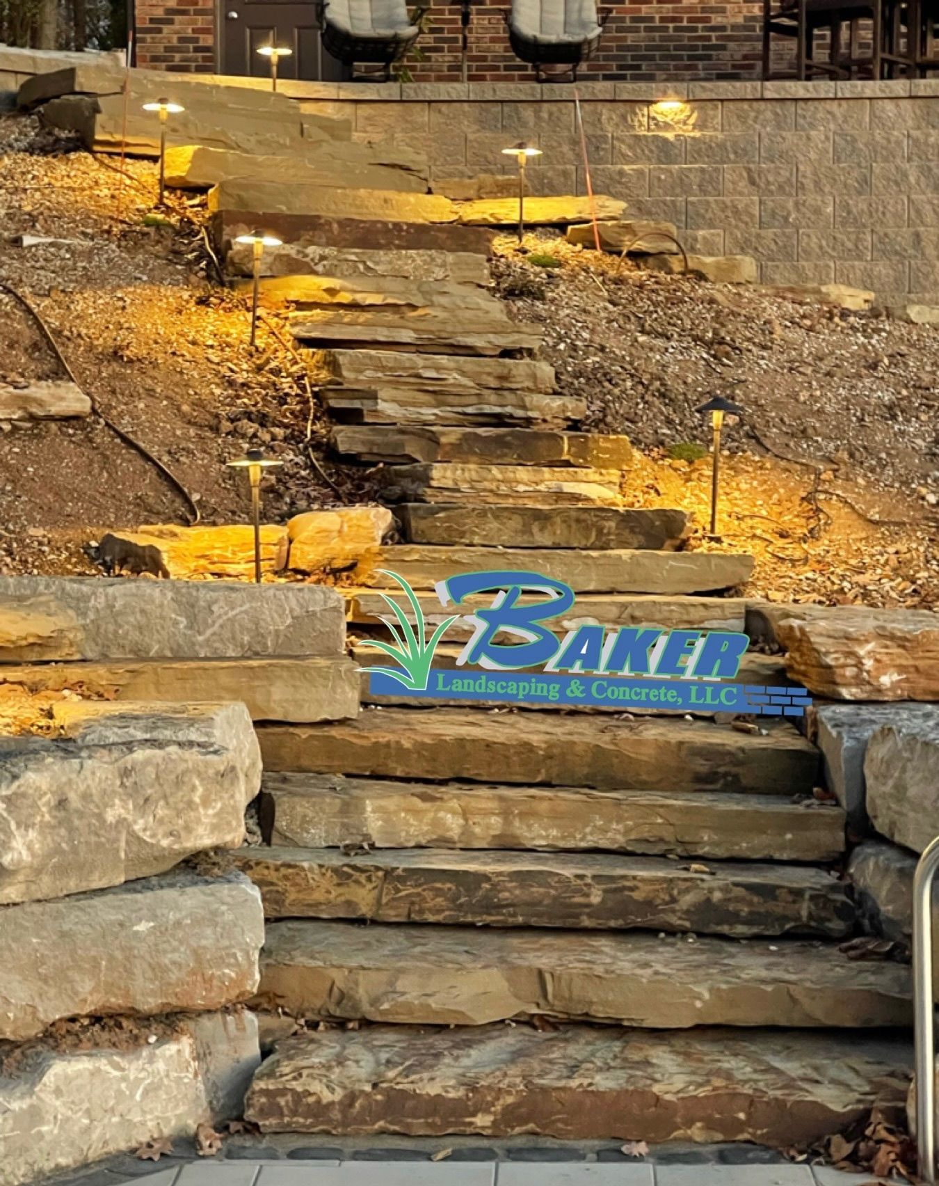 Stone Steps Creation - St. Louis, MO - Baker Landscaping & Concrete, LLC