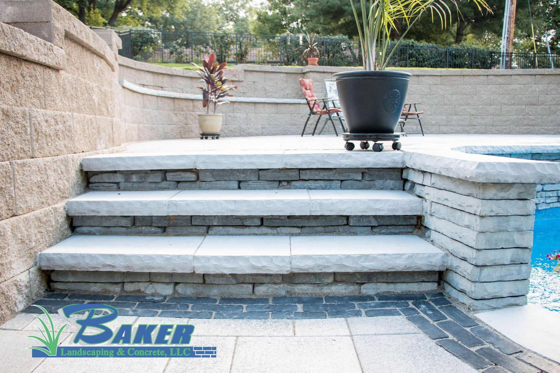 Stone Steps Creation - St. Louis, MO - Baker Landscaping & Concrete, LLC