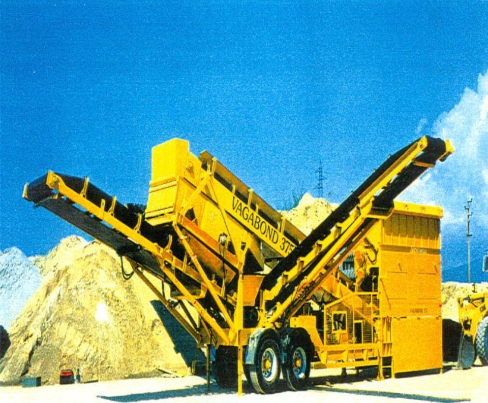 Macchinario per frantumazione rifiuti