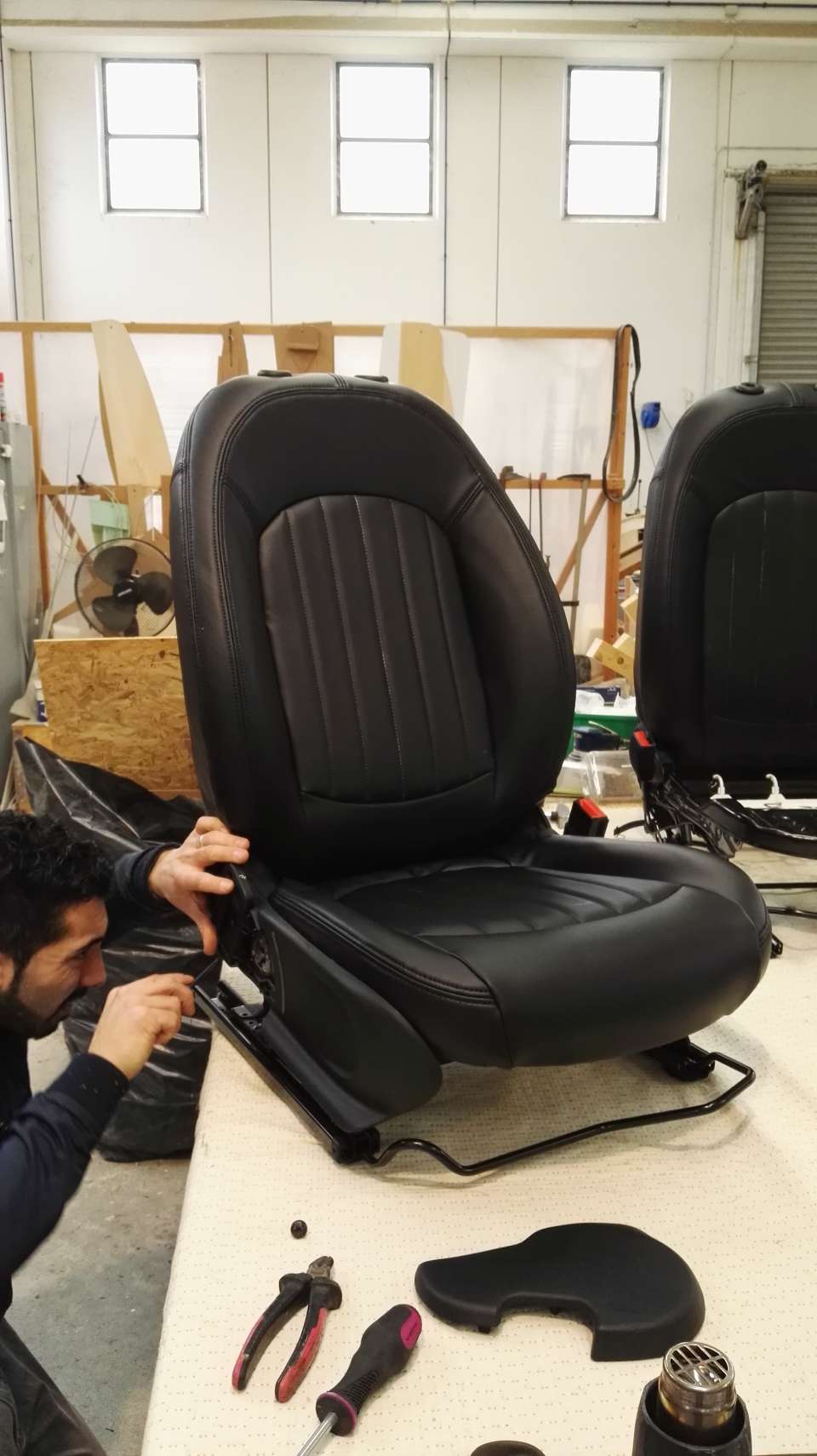 Sedile in pelle per auto