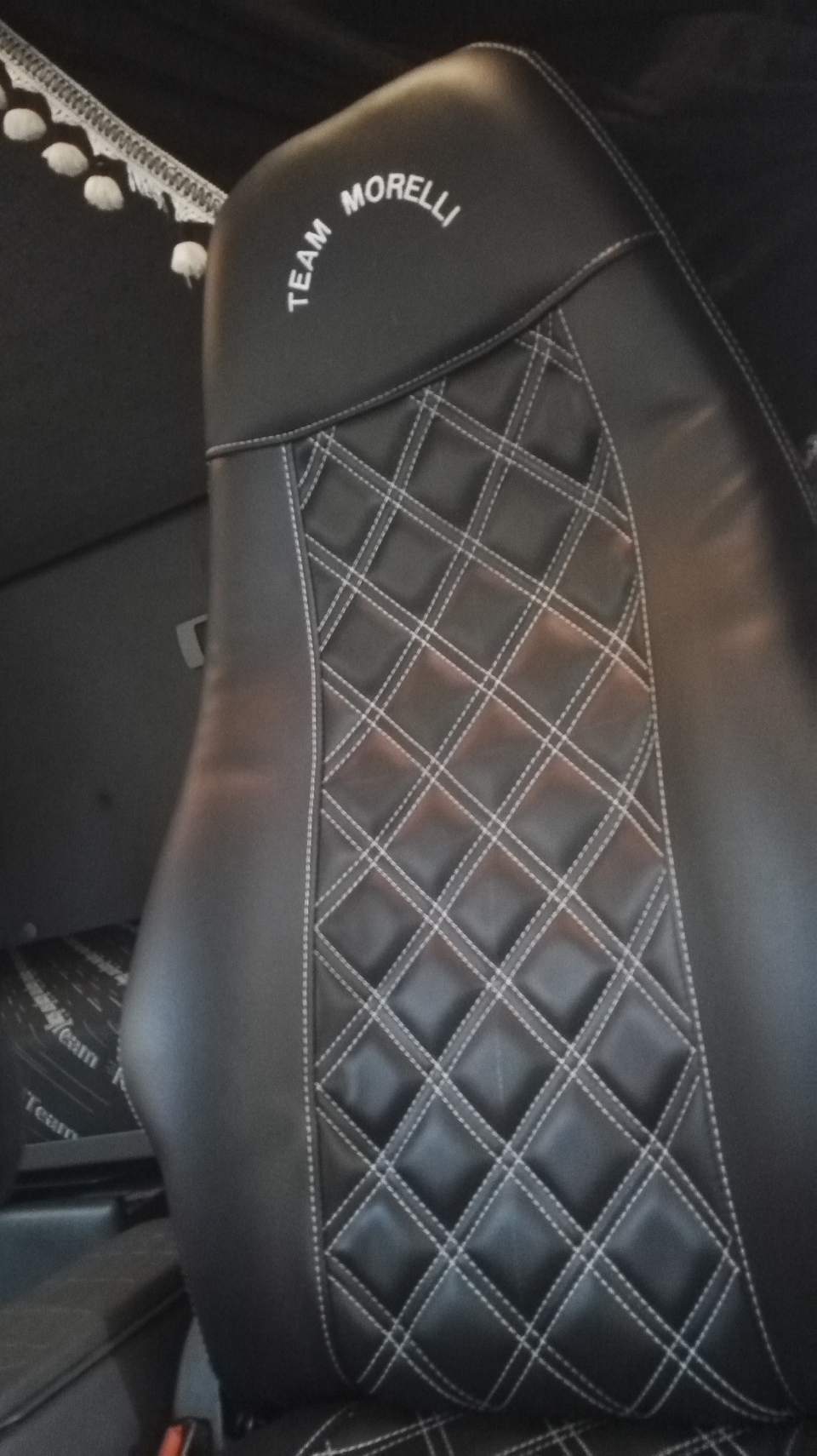 Rivestimento in pelle per sedile