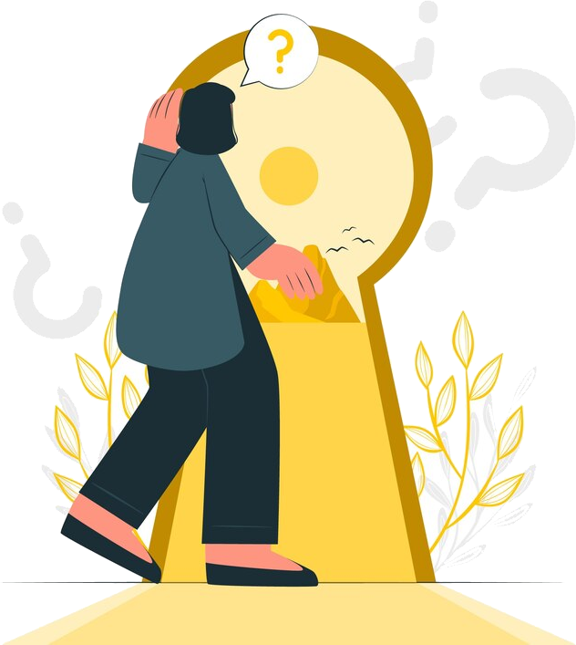 an under construction sign is next to a man on a ladder