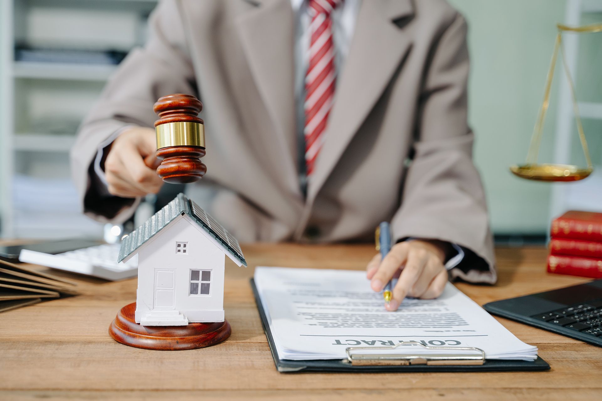 Attorneys Signing a Document