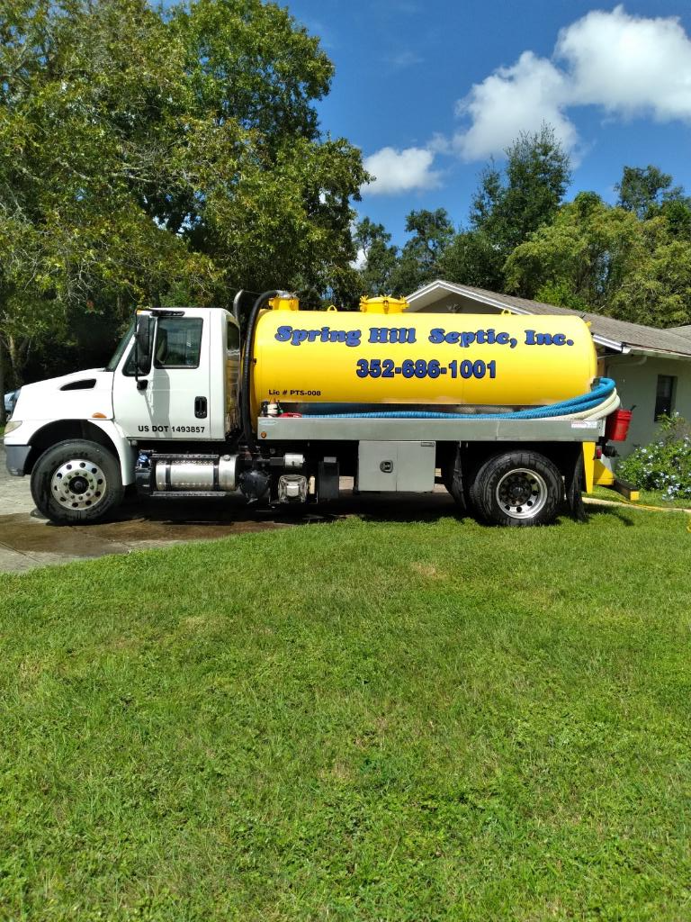 Spring hill Septic Truck — Spring Hill, FL — Springhill Septic Inc.