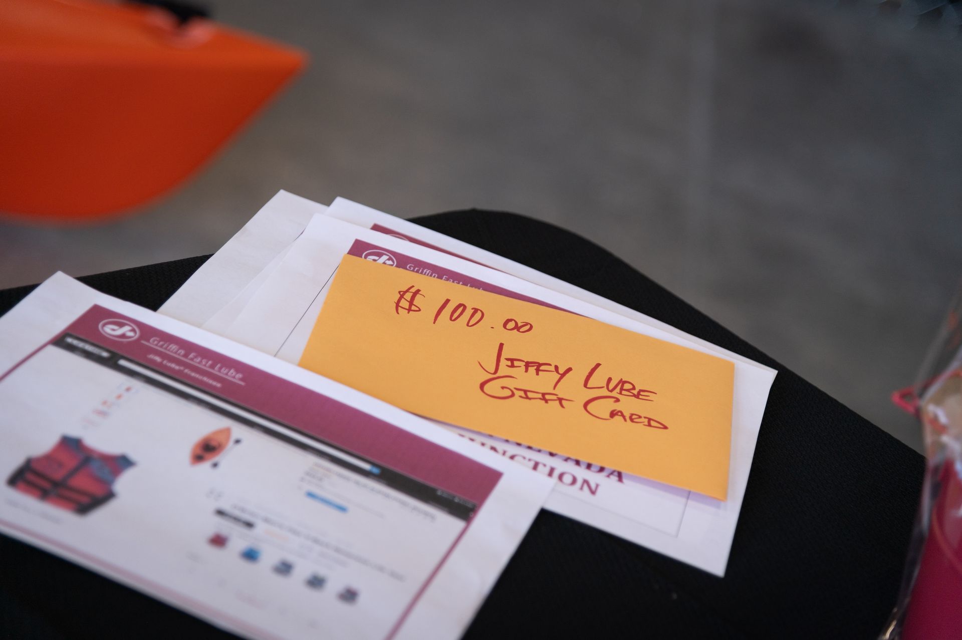 A piece of paper with a yellow sticky note that says ' jerry ' on it