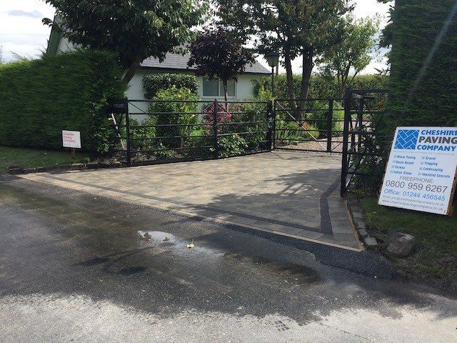 After An entrance way in Little Leigh, Nantwich, Cheshire