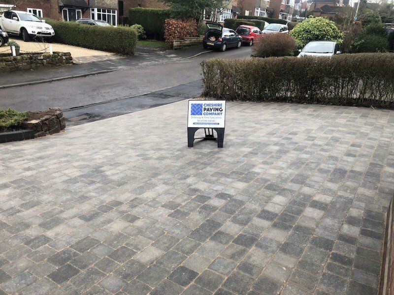 After Driveway in Frodsham, Cheshire by Cheshire Paving Company.