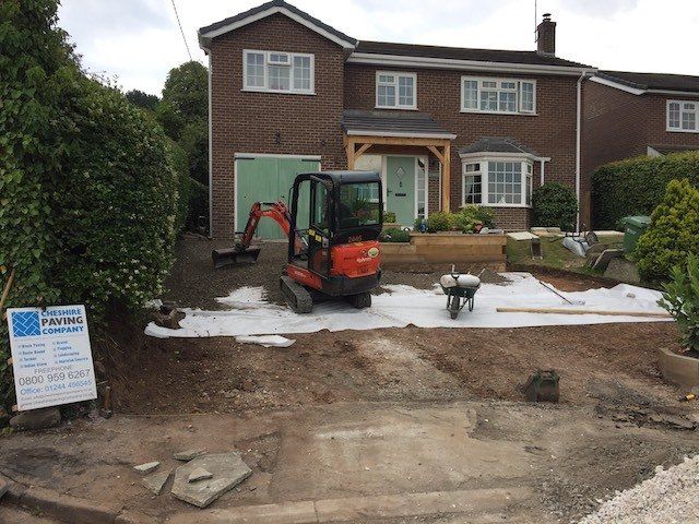 Before driveway Kelsall near Chester