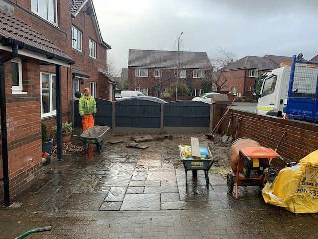 New block paved driveway Connahs Quay by Cheshire Paving Company