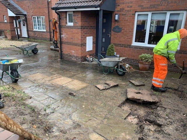 New block paved driveway Connahs Quay by Cheshire Paving Company