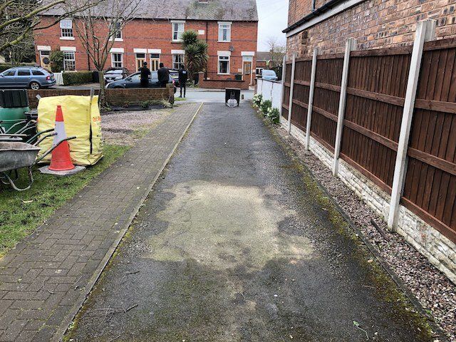 New driveway installation by Cheshire Paving Company in Great Broughton, Chester
