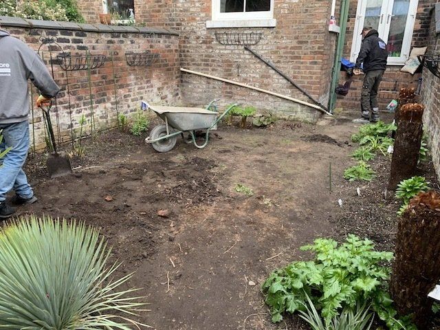 Patio project, Sale, Cheshire by Cheshire Paving Company