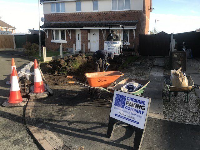 During work on new driveway in Connah’s Quay, Flintshire