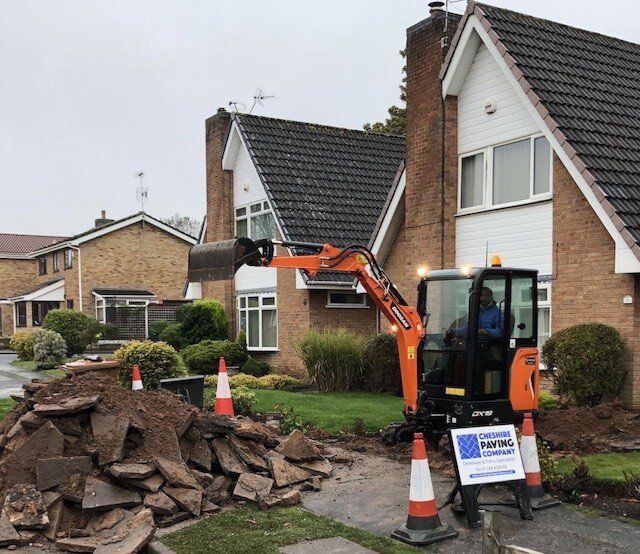 Groundworks in Cheshire by Cheshire Paving Company