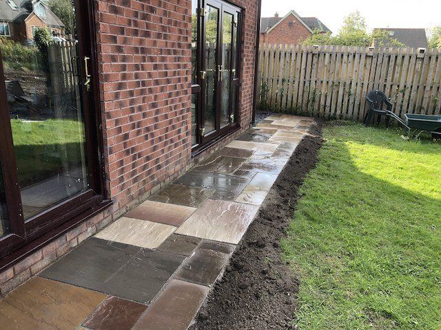 Natural Stone Patio by Cheshire Paving Company