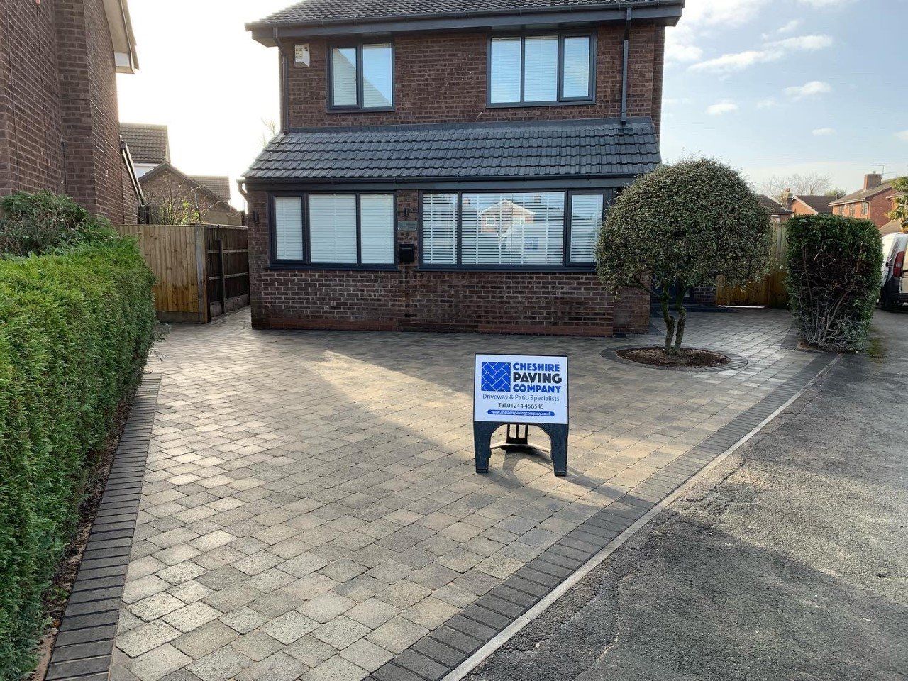 Quality driveway in Wincham, Northwich by Cheshire paving Company