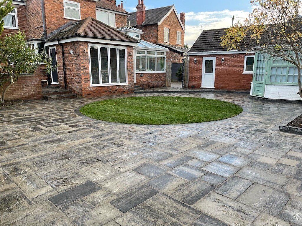 Flagstone Patios by Cheshire Paving Company in Chester