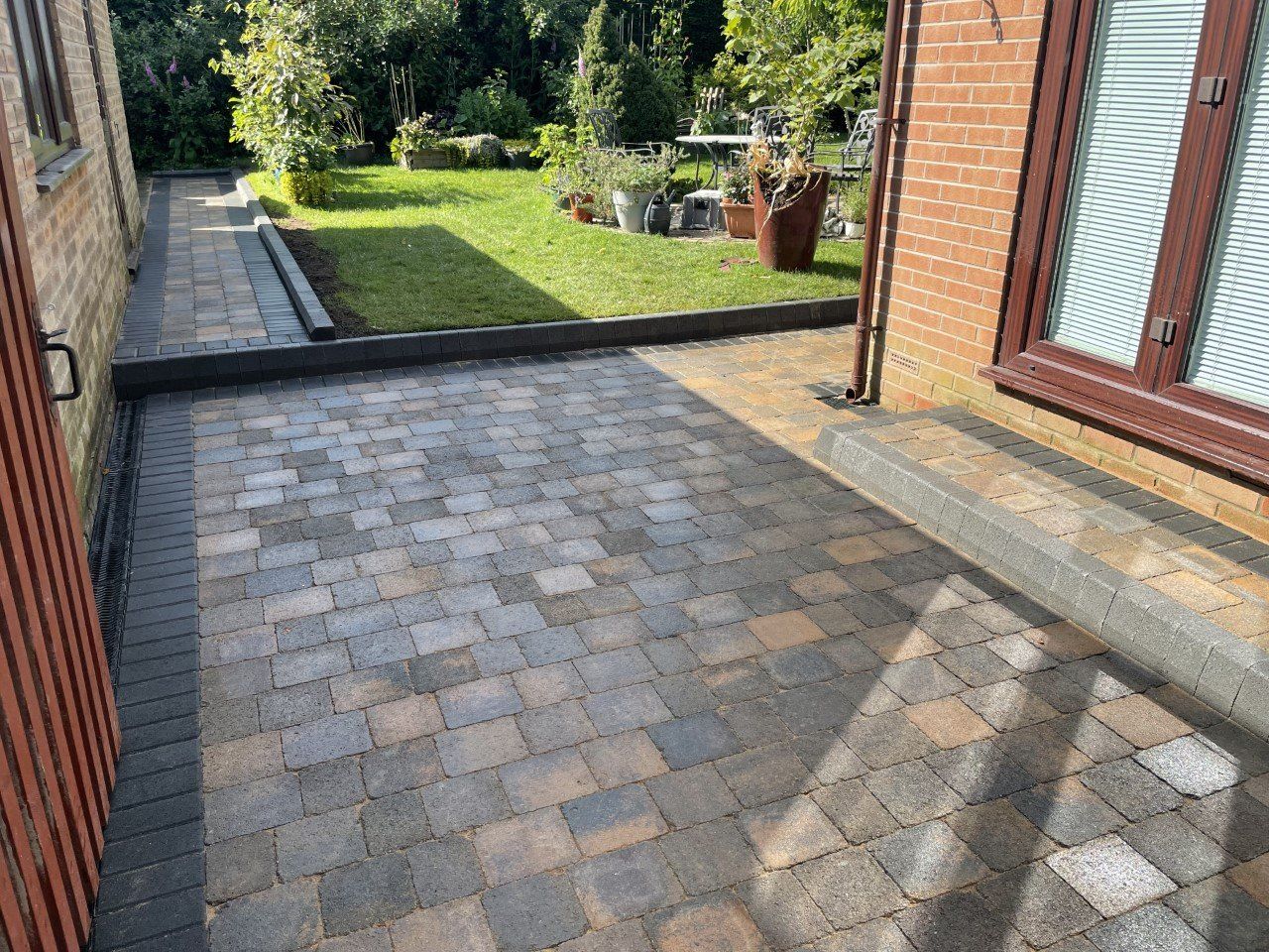 Block paved patios by Cheshire Paving Company in Chester