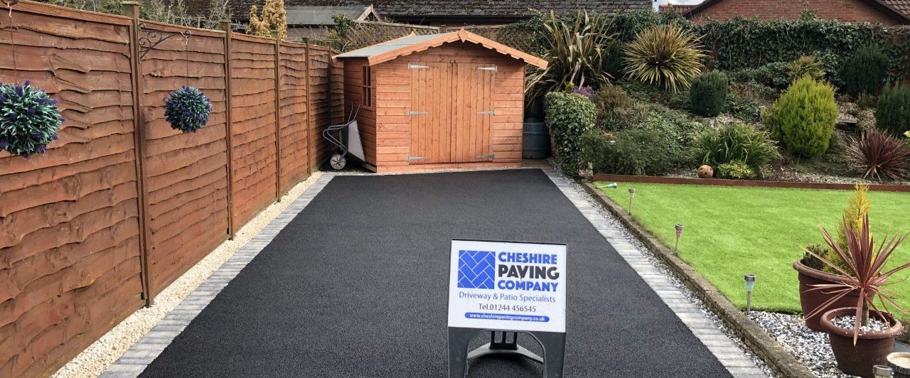 Quality block paved driveway by Cheshire Paving Company using quality Tobermore blocks