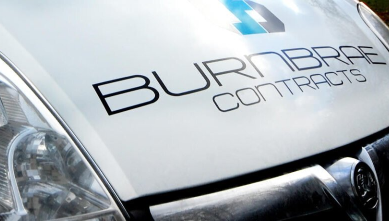 Burnbrae Contracts Ltd van closeup