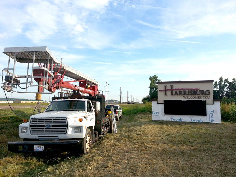 Sign Creation — Welcome to Harrisburg in Harrisburg, SD