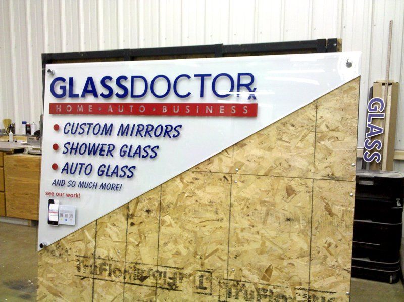 Custom Metal Sign — Glass DR in Harrisburg, SD