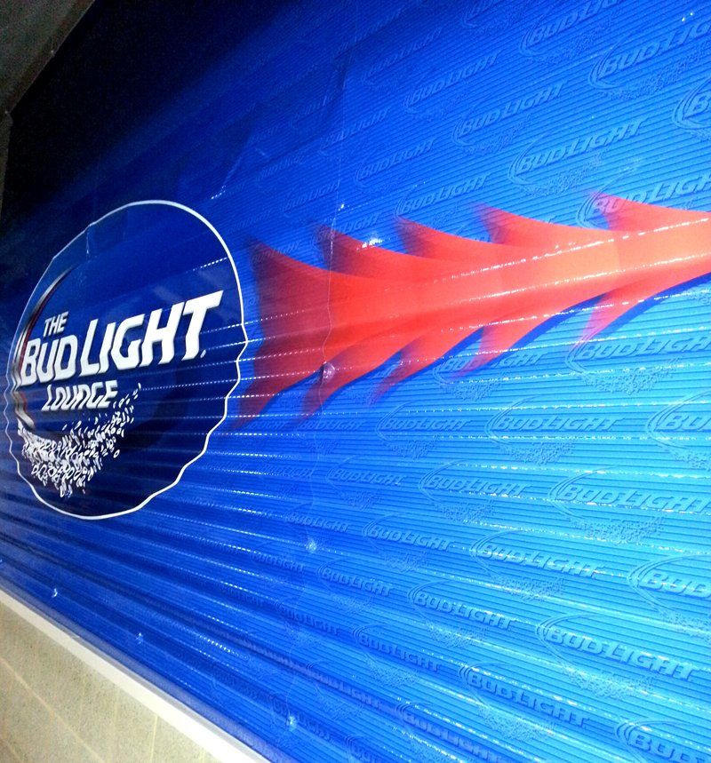 Clear Graphic Sign — Budlight Corro in Harrisburg, SD