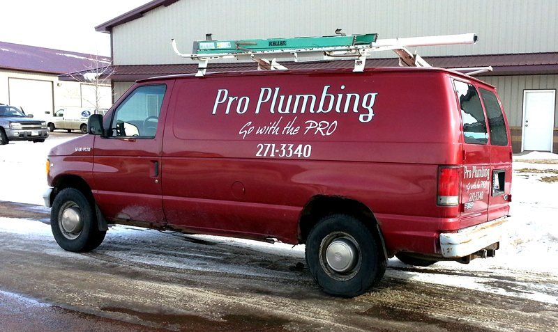 Customeyez Truck Signs —Pro Plumbing in Harrisburg, SD
