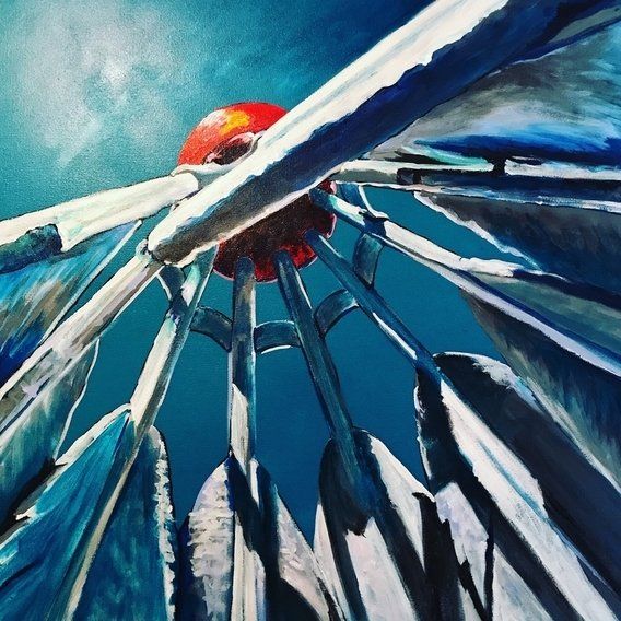 nelson atkins shuttlecock painting