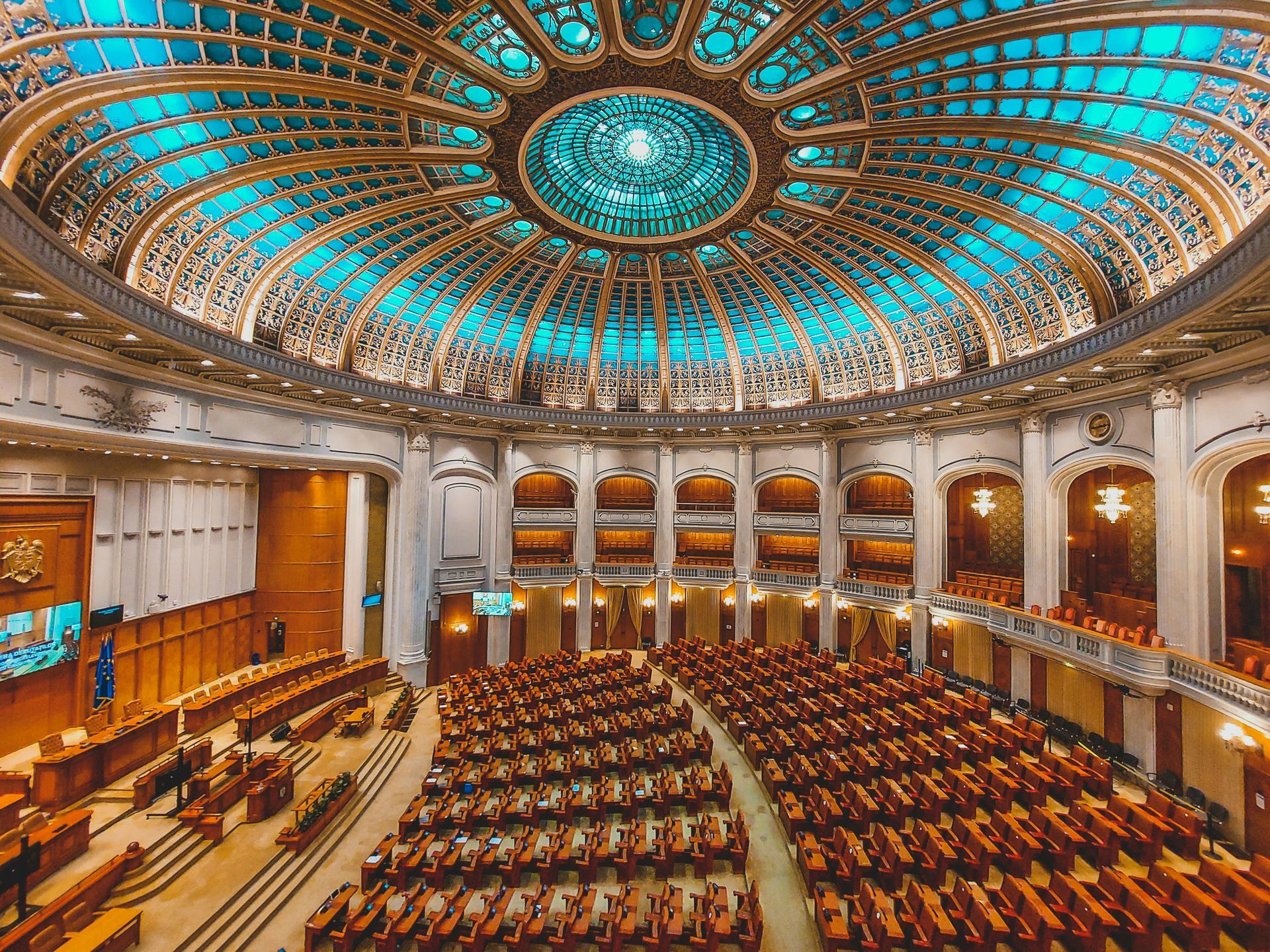 Inside the Capitol Building, where the 