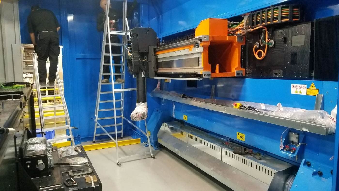 Workers On Ladder — Cedar Falls, IA — BW Contractors Inc.