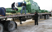 Loading Out Machines — Cedar Falls, IA — BW Contractors Inc.