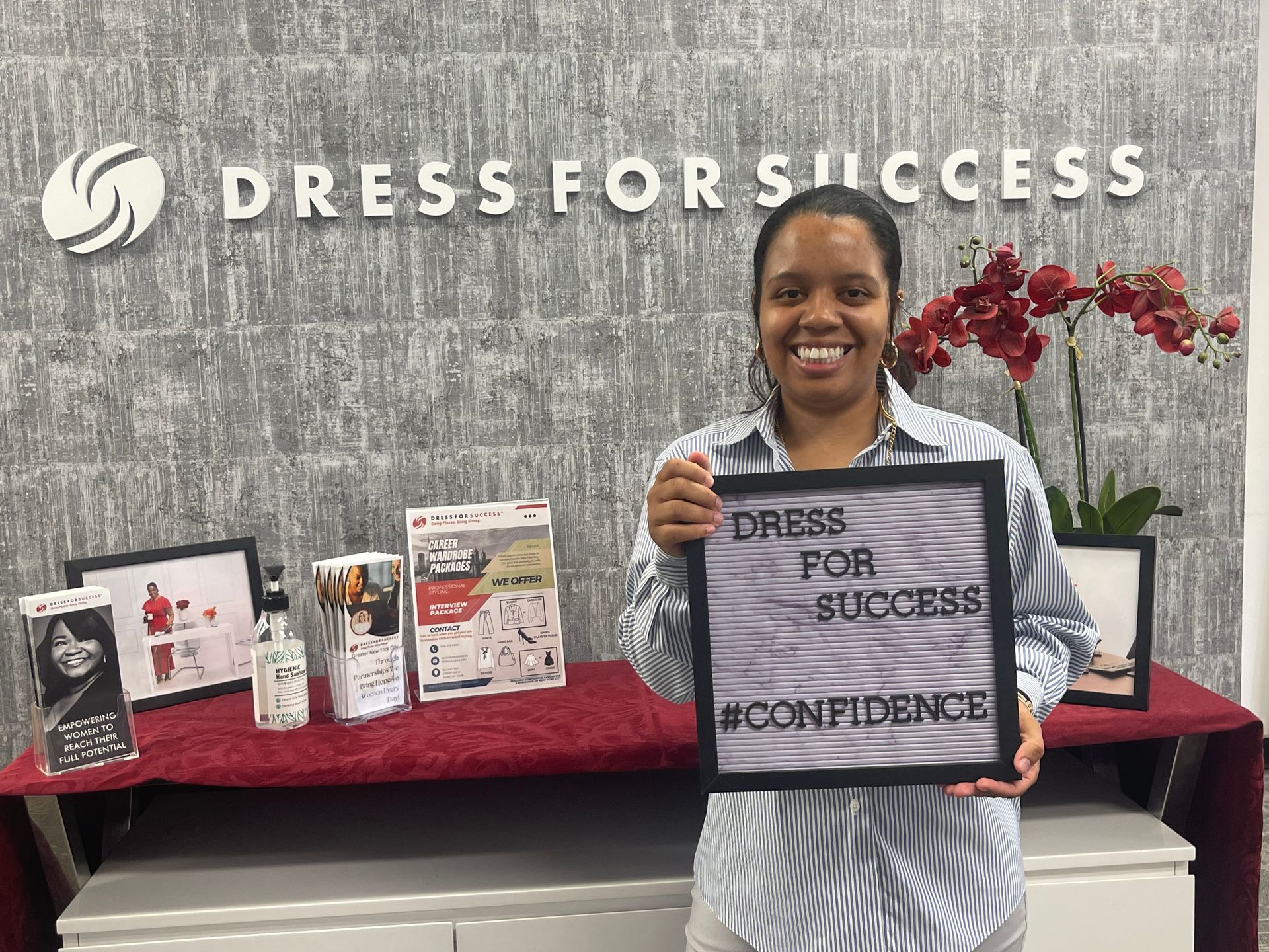 Dress for Success Greater NYC client who built her personal brand and network.