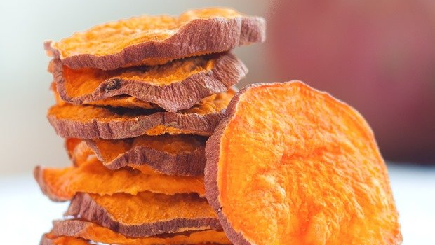 dried sweet potato chips