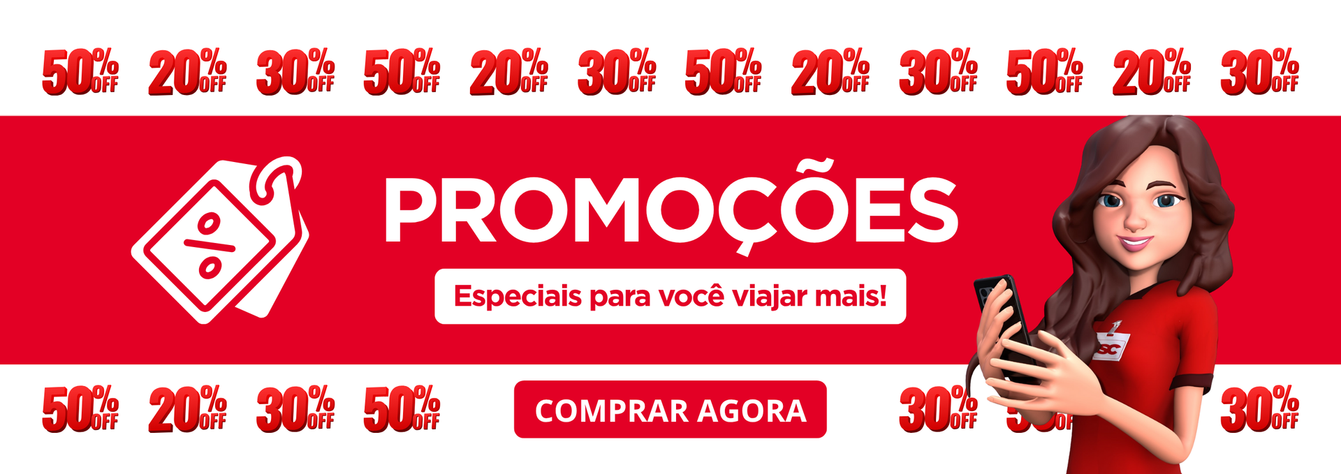Imagem de banner com uma casa no meio de uma floresta com montanhas ao fundo.