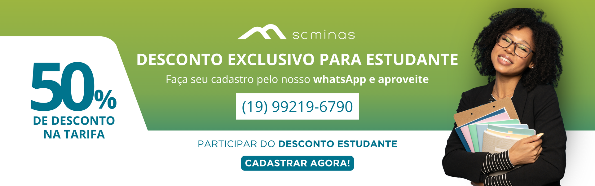 Santa cruz desconto exclusivo para estudante