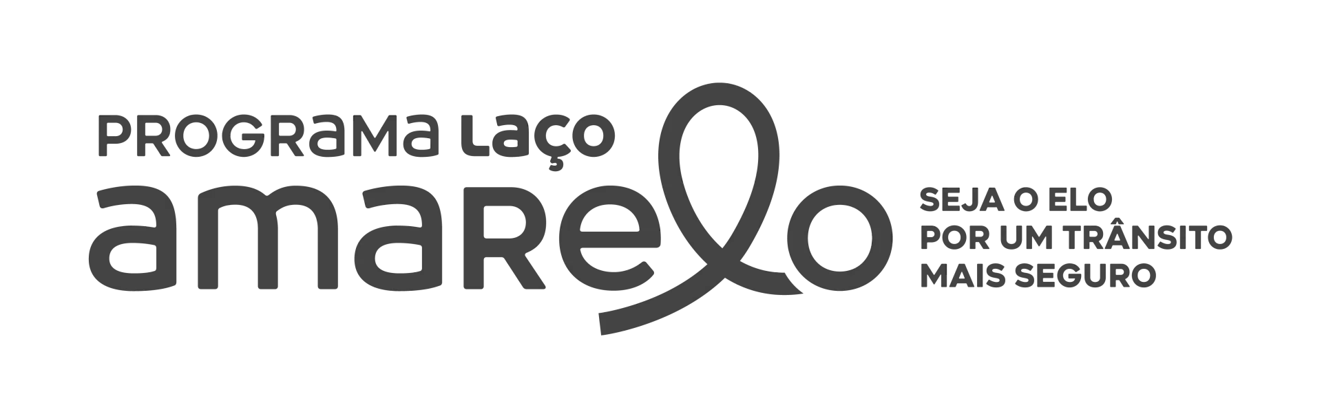A black and white logo for programa laco amarelo