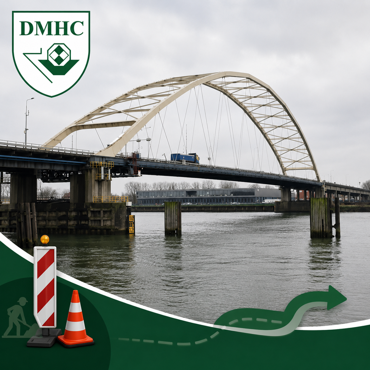 Papendrechtse brug gesloten