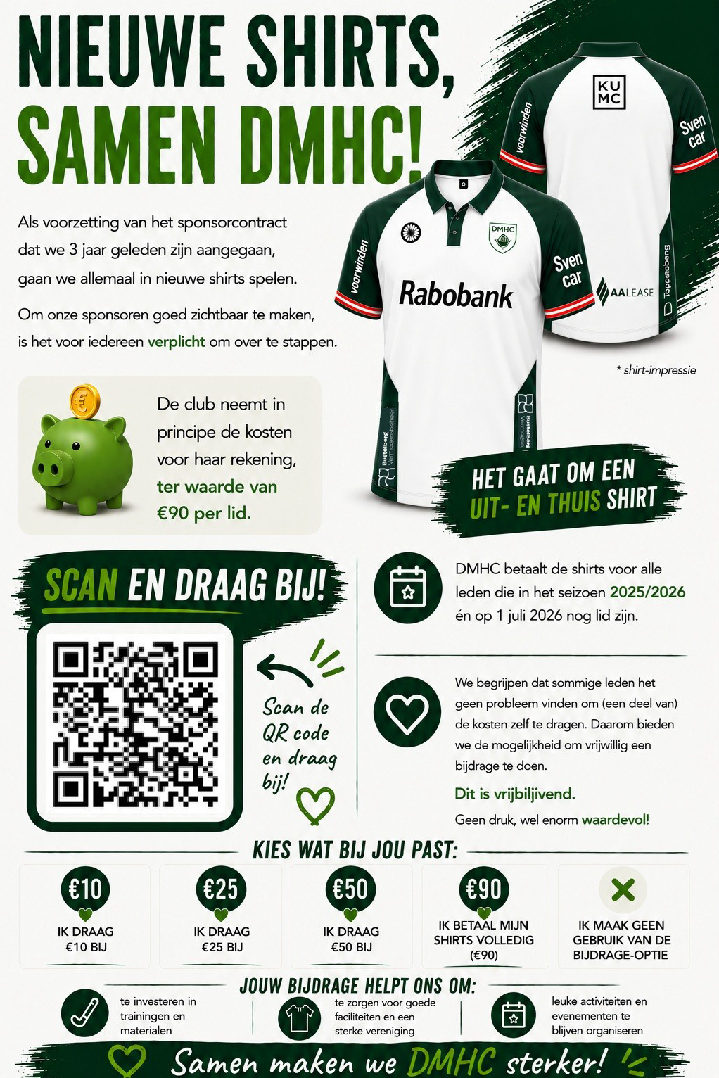 Flyer nieuwe shirts