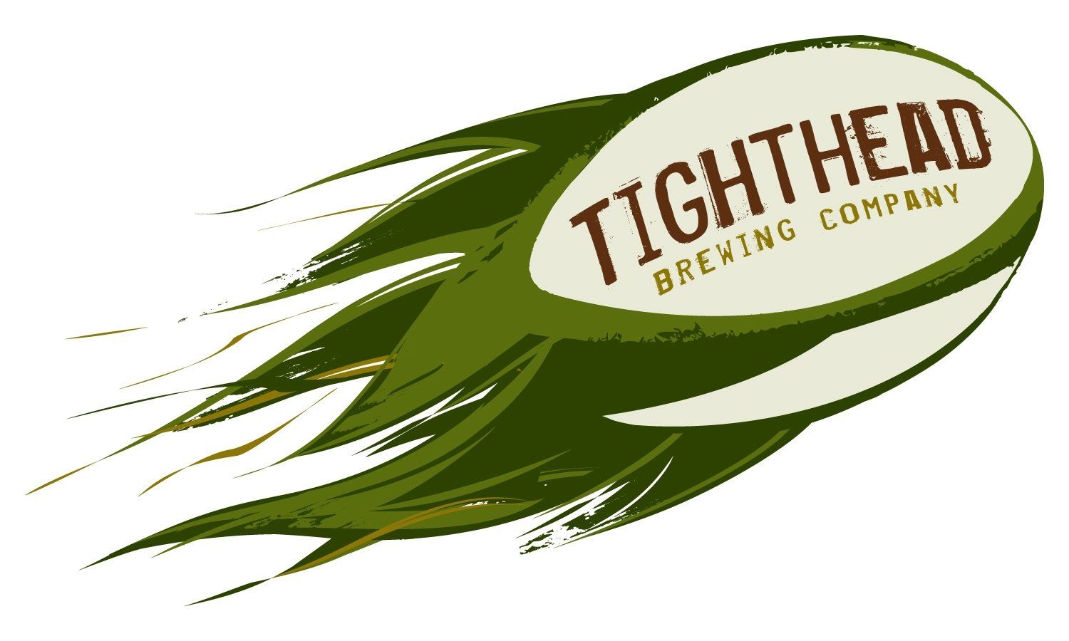 A logo for tighthead brewing company is shown