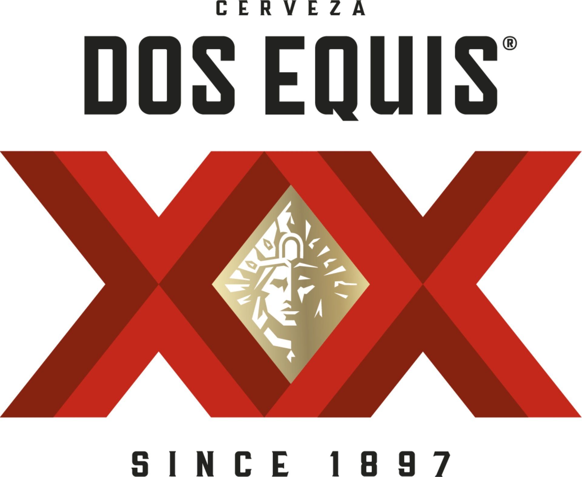A logo for dos equis cerveza since 1897