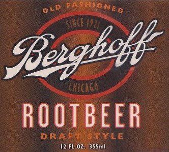 A label for berghoff root beer that is 12 fl oz