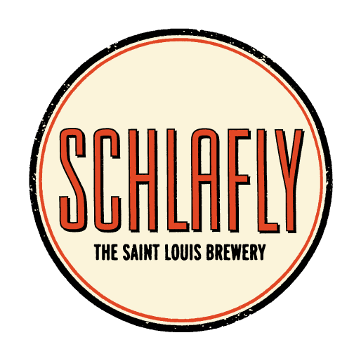A logo for schlafly the saint louis brewery