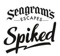 A black and white logo for seagram 's spiked escapes.