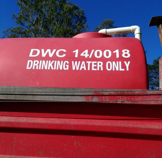 drinking water tanker